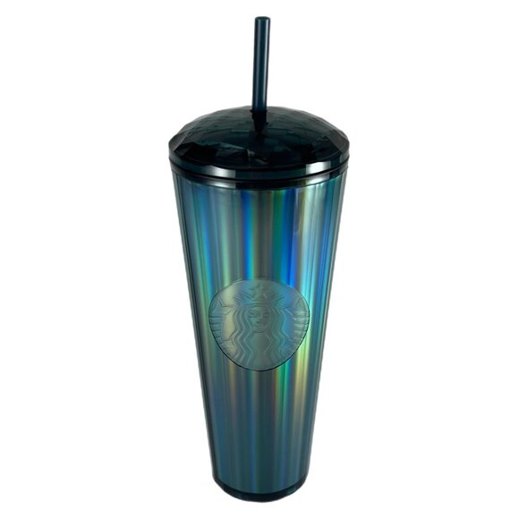 Breathtaking Starbucks Ocean Kaleidoscope Venti 24 oz. Cold Cup w/Original Tag - Picture 1 of 6